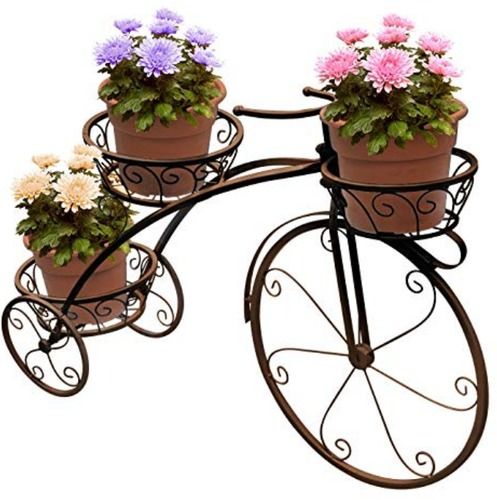 Bicycle Plant Stand Flower Pot