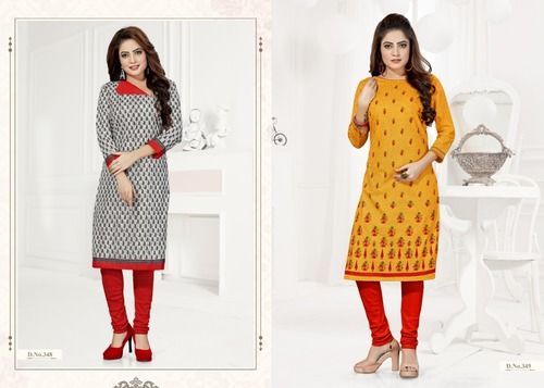 Ladies Fancy Cotton Kurtis