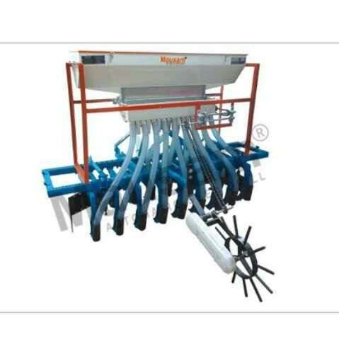 Tractor Driven Automatic Seed Drill, Row To Row Spacing - 4 Inch Standard & Adjustable