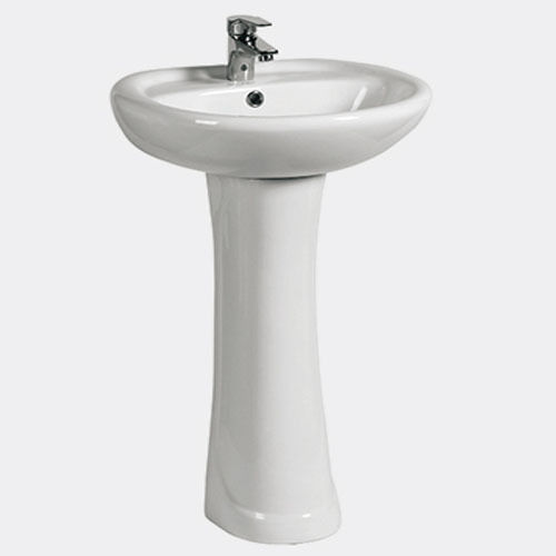 Bathroom Vanities White Pedestal Wash Basin