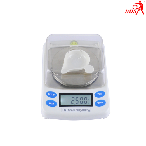 White Bds-s Electronic Digital Carat Jewelry Weighing Balance