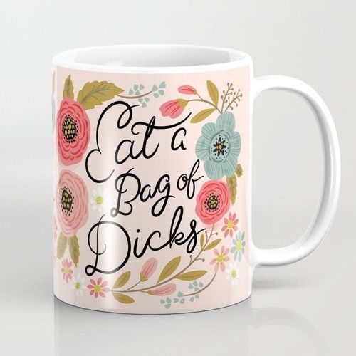 Fancy Printed Ceramic Coffee Mug