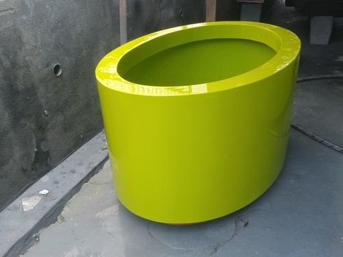 Green Frp Pot And Planter 3