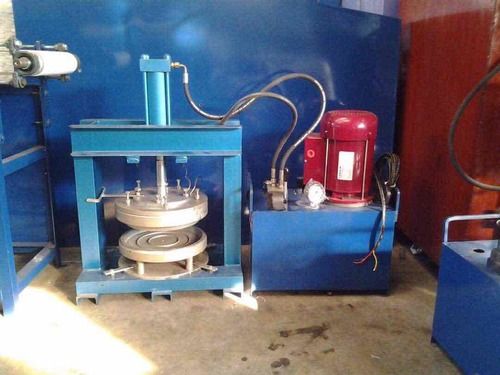 Blue Fully Automatic Single Die Paper Plate Making Machine 