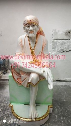 Light Weight Marble Sai Baba Statue