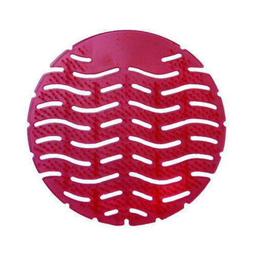 Round Red Color Wave Urinal Screen