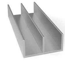 Silver Color Aluminium Channels Grade: 6000 Series