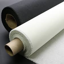 Washable Black And White Buckram Fabric