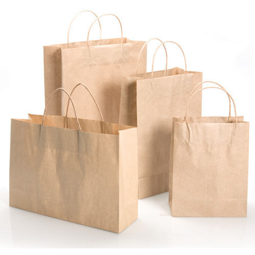 Any Color Brown Paper Carry Bags