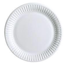 Disposable Plain Paper Plates