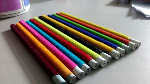 Stainless Steel Multi Color Velvet Pencil