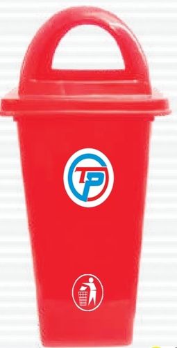 Red Plastic Dustbin 110 Ltr