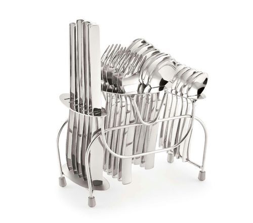 Steel 24 Piece Cutlery Set