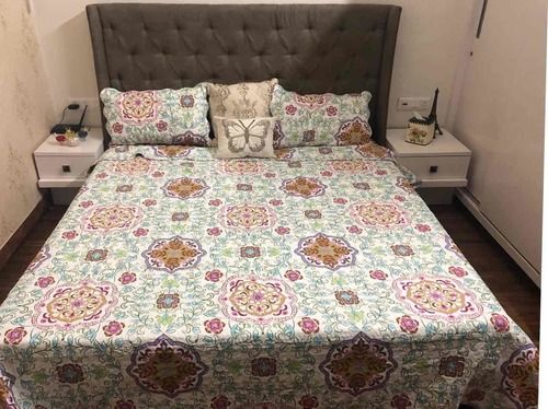 King Size Moroccan Printed Bedspread Rajvansh Overseas Scf 30