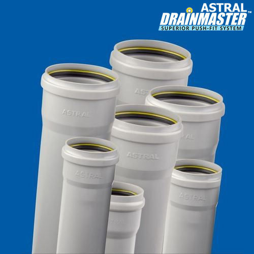 White Color Drainmaster Pipes