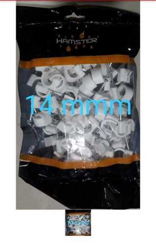 Plastic 14 Mm Circle Cable Clips