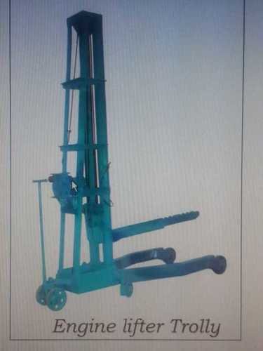 Heavy Duty Green Engine Lifter Trolley