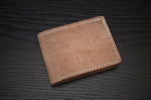 Brown Mens Pure Leather Wallet