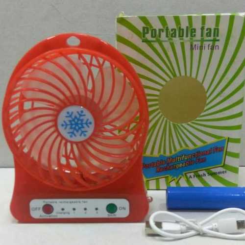 Red Mini Portable Air Cooling Fan