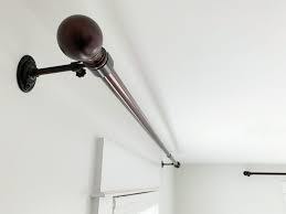 Silver Steel Body Curtain Rods