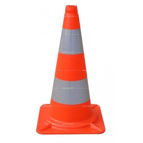 Long Lasting Road Safety Colorful Cone