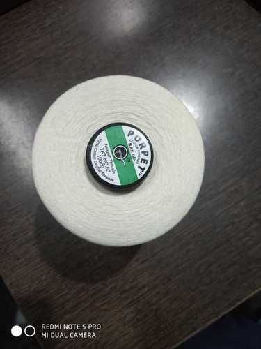 100% White Cotton Thread