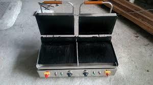 Silver Double Sandwich Electric Griller