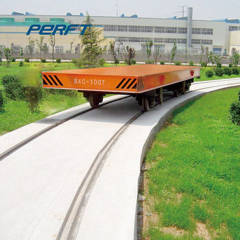 Electric Free Turning Transfer Cars Trolley Length: Customized Millimeter (Mm)