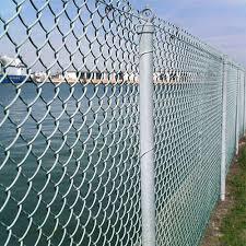 Galvanized Chain Link Fence Application: Construction