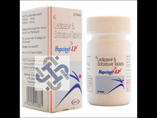 Hepcinat LP Ledipasvir 90mg Sofosbuvir 400mg Tablet