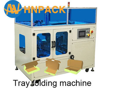 Green High Speed Tray Folding Machine