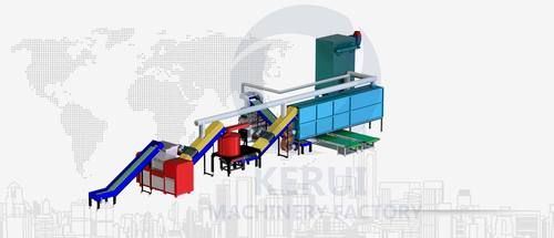 Mixed Kerui Radiator Recycling Line