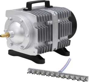 Poly Carbonate And Aluminum Body Aquarium Air Pumps 