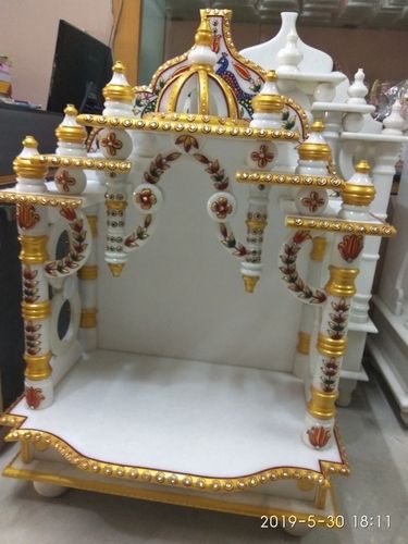 Pure Marble Handcrafted Temple