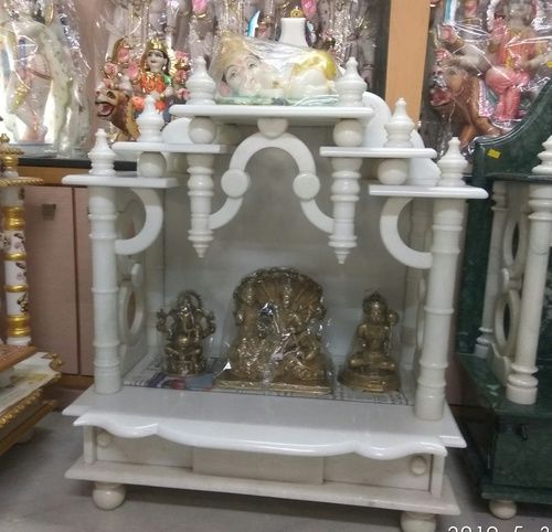 White Pure Marble Home Temple