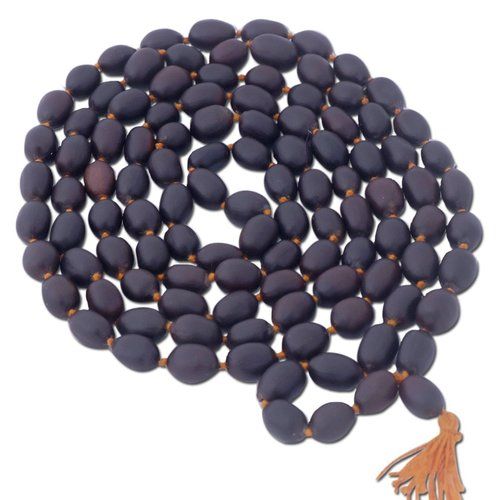 Black Ratnatraya Energized Laxmi Pooja Lotus Seeds Kamal Gatta Mala