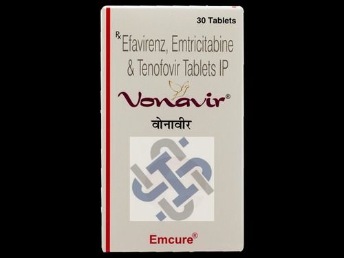 Vonavir Emtricitabine 200mg Tenofovir Disoproxil Fumarate 300mg Efavirenz 600mg Tablet