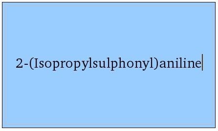 2-(Isopropylsulphonyl)aniline