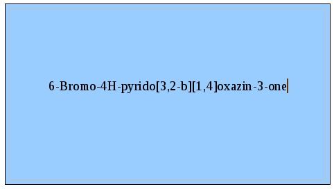 6-bromo-4h-pyrido[3,2-b][1,4]oxazin-3-one