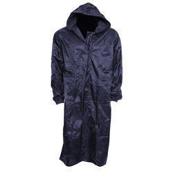 Black Color Plastic Raincoat