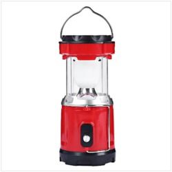 Red Portable Solar Lantern Lamp