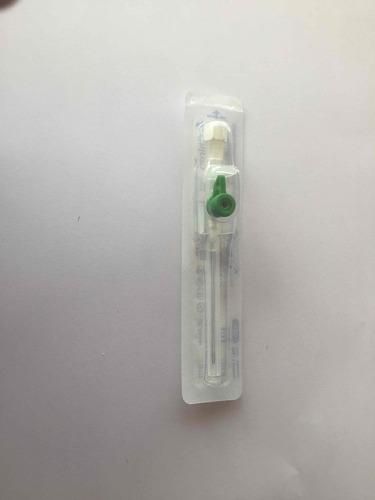 White Iv Cannula With Wings And Port