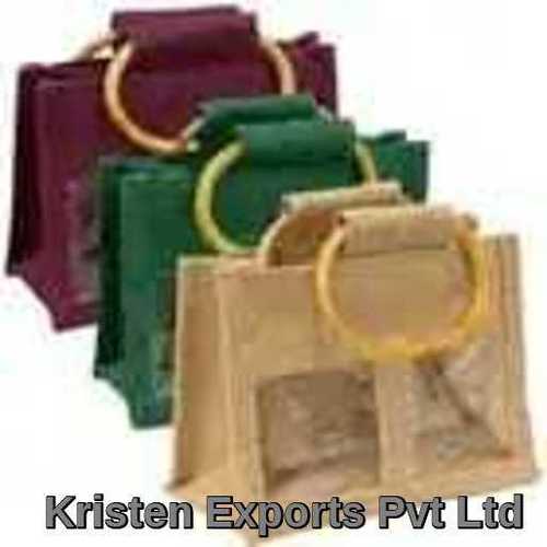 Jute Double Bottle Bags