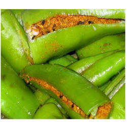 Packed Green Chilli Pickle