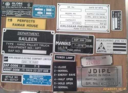 Customized Aluminium Name Plates