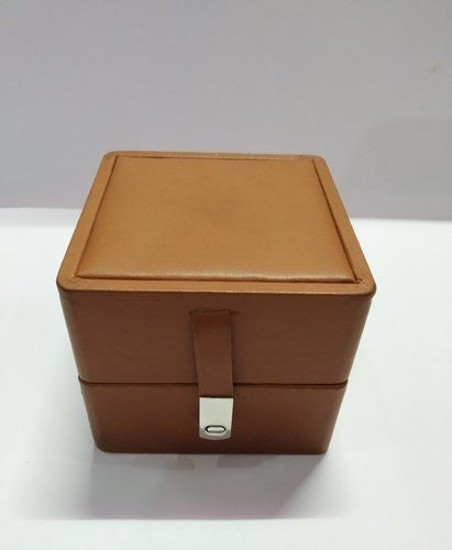 Square Leather Bangle Box