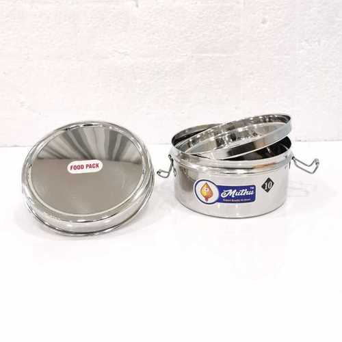 Silver Stainless Steel Lunch Box 