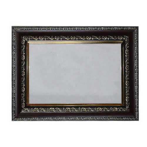 Brown Fiber Wall Rectangular Frame