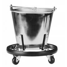 Silver Kick Bucket For Hospital