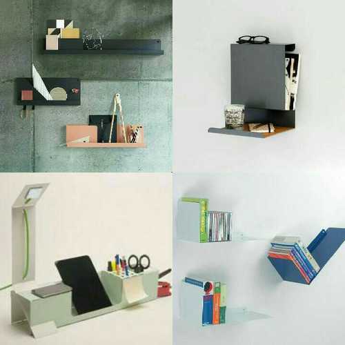 Various Colors Are Available Stainless Steel Wall Shelf